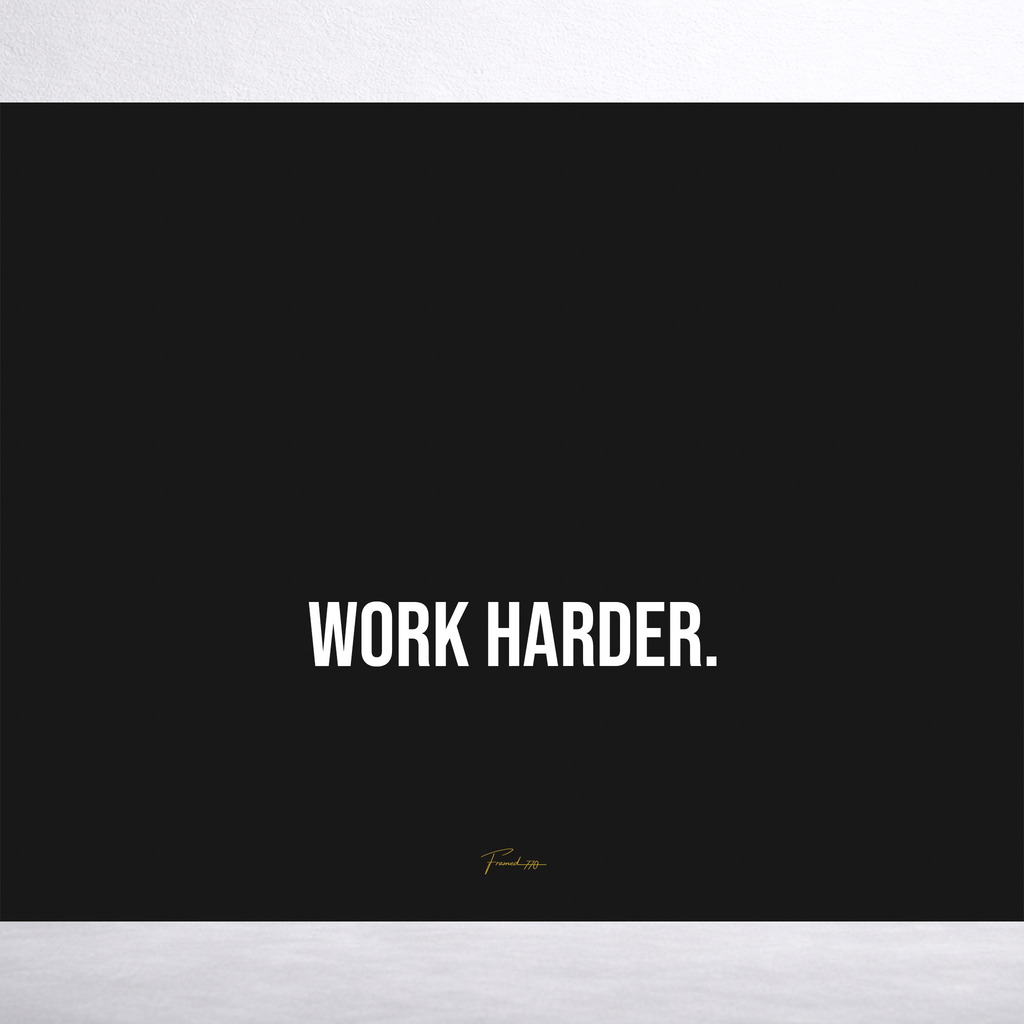 Work Harder – Porsche Edition