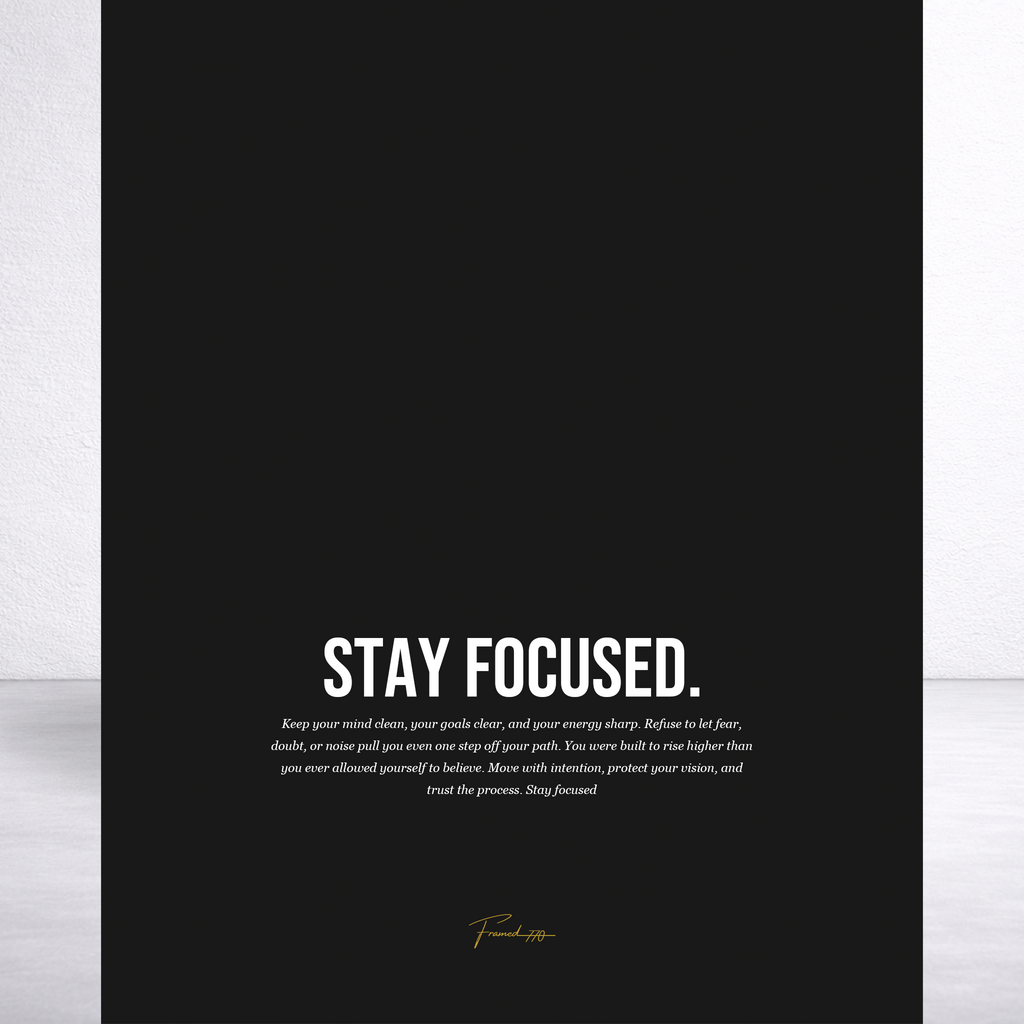 Stay Focused – porsche Edition