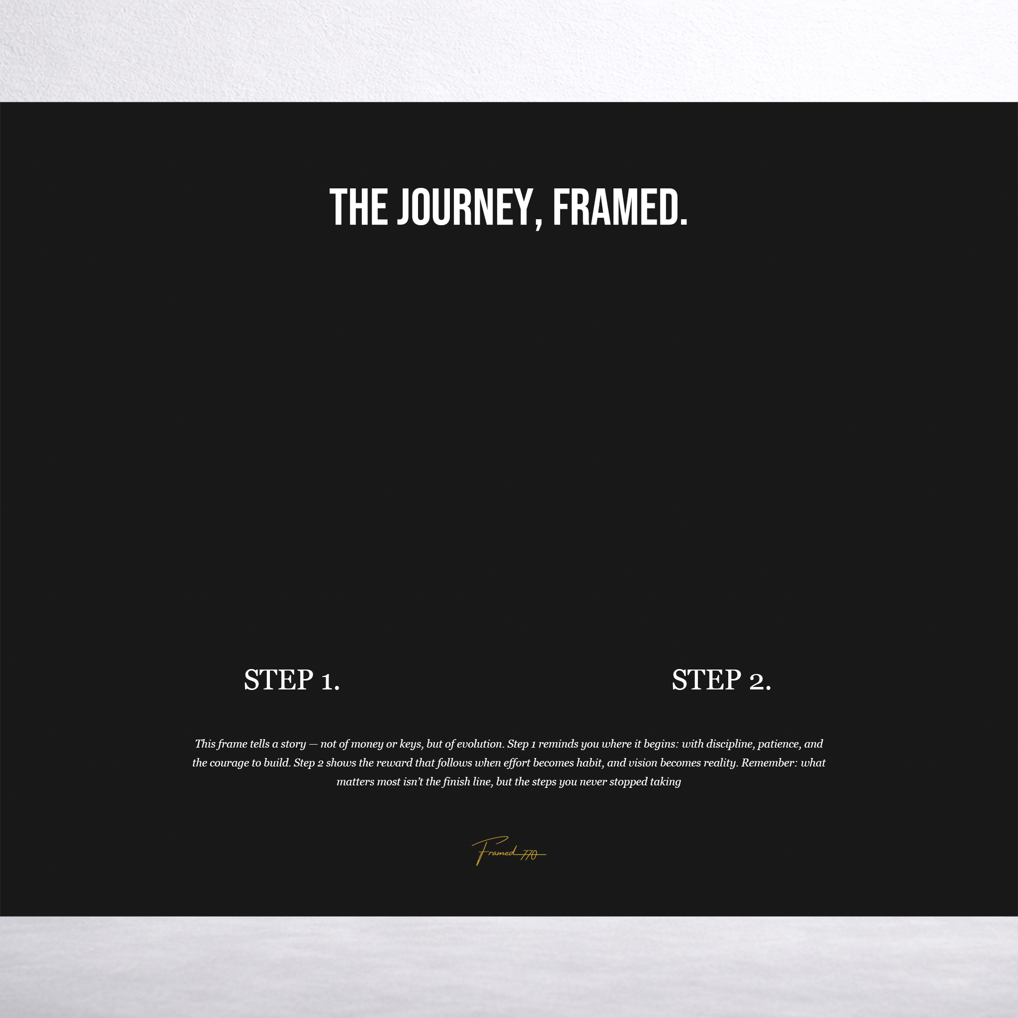 The Journey Framed - Porsche Edition
